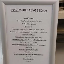 Cadillac Múzeum Törökbálint - Egyéb