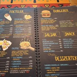 Calavera Mexikói Étterem Budapest - Étlap/itallap
