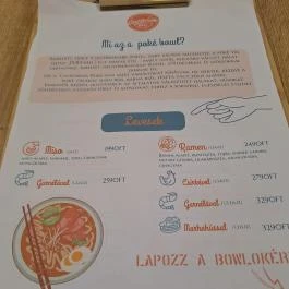 California Poké Bar Somogyi Budapest - Étlap/itallap