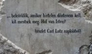 Carl Lutz emlékműve Budapest - Egyéb