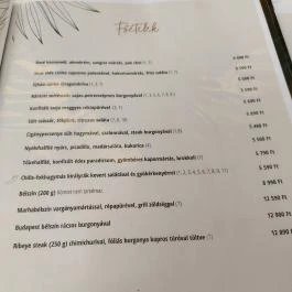 Cayman Étterem & Pizzéria Budapest - Étlap/itallap
