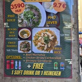 Ciao Saigon Budapest - Étlap/itallap