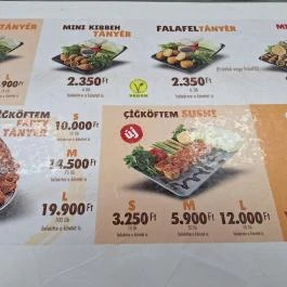 Cigköftem Budapest - Étlap/itallap