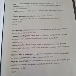 Corvina Szálloda Étterem Mosonmagyaróvár - Étlap/itallap