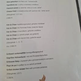 Corvina Szálloda Étterem Mosonmagyaróvár - Étlap/itallap