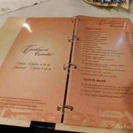 Csalánosi Csárda Óbuda Budapest - Étlap/itallap