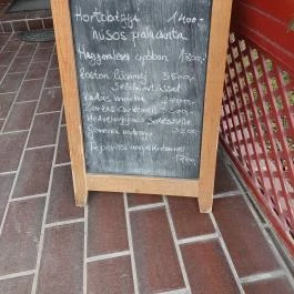 Csali Csárda Pilisszentiván - Étlap/itallap