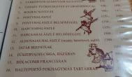Csali Csárda Pilisszentiván - Étlap/itallap