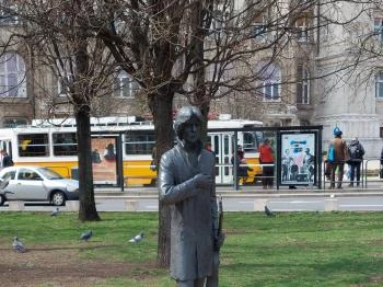 Cseh Tamás szobor Budapest
