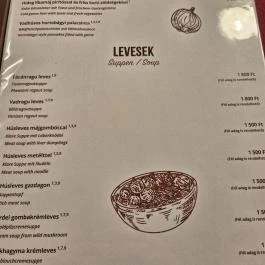 Csejtey Vadászétterem Püspökmolnári - Étlap/itallap