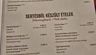 Csejtey Vadászétterem Püspökmolnári - Étlap/itallap