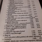 Csendes Pihenő Étterem Vásárosdombó - Étlap/itallap