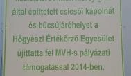 Csicsói kápolna és Szentkút Hőgyész - Egyéb
