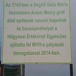 Csicsói kápolna és Szentkút Hőgyész - Egyéb