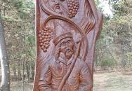 Csillagösvény faszobrok Pilisszántó