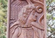 Csillagösvény faszobrok Pilisszántó