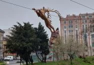 Csodaszarvas-szobor Budapest