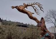 Csodaszarvas-szobor Budapest