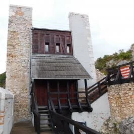 Csókakő vára, Csókakő - Külső kép