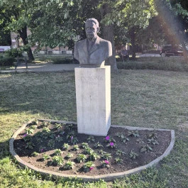 Csonka János mellszobra Budapest - Külső kép