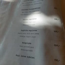 Csopak Vendéglő & Pizzéria, Ajka - Étlap/itallap