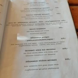 Csopak Vendéglő & Pizzéria, Ajka - Étlap/itallap