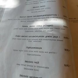 Csopak Vendéglő & Pizzéria, Ajka - Étlap/itallap