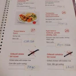 Taumi Pho Budapest - Étlap/itallap