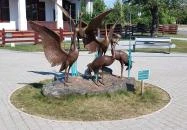 Daru szoborcsoport Hortobágy