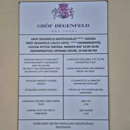 gróf Degenfeld Kastélyszálló, Tarcal - Medence/kert