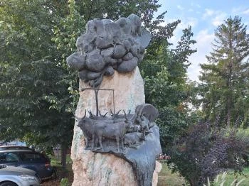 Délibáb díszkút Berekfürdő