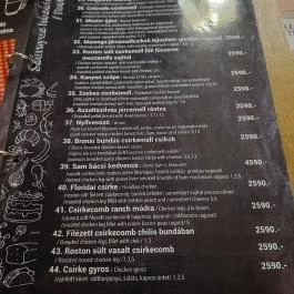 Desperado Söröző & Étterem, Kiskunfélegyháza - Étlap/itallap