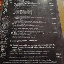 Desperado Söröző & Étterem, Kiskunfélegyháza - Étlap/itallap