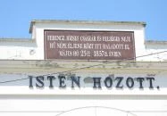 Diadalív Ferenc József & Erzsébet királyné látogatására Szabadkígyós