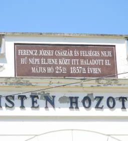 Diadalív Ferenc József & Erzsébet királyné látogatására