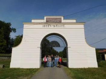 Diadalív Ferenc József & Erzsébet királyné látogatására Szabadkígyós