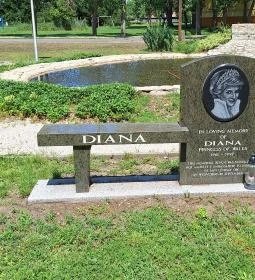 Diana hercegnő emlékpadja