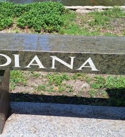 Diana hercegnő emlékpadja