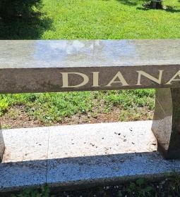 Diana hercegnő emlékpadja