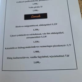 Don Csorleone Étterem & Pizzéria, Csór - Étlap/itallap