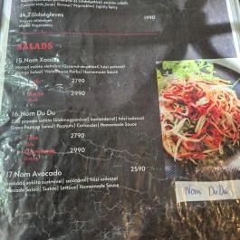 Dong Do Restaurant Budapest - Étlap/itallap