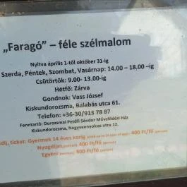 Dorozsmai Szélmalom, Szeged - Kiskundorozsma - Egyéb