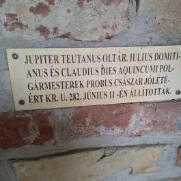 Dr. Soproni Sándor Római Kori Kőtár, Bölcske - Egyéb