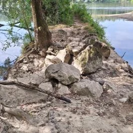 Dráva gát, Vízvár - Külső kép