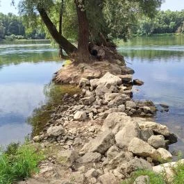 Dráva gát, Vízvár - Külső kép