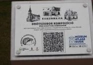 Drótszobros szelfipont Kiskunmajsa