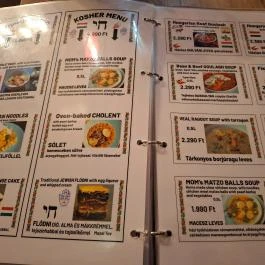 Drum Cafe Langosh & Gulash Bar Budapest - Étlap/itallap