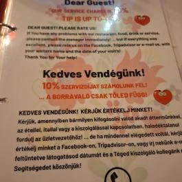 Drum Cafe Langosh & Gulash Bar Budapest - Étlap/itallap