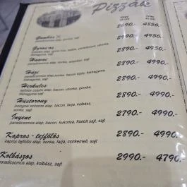 Dübögő Hotel és Étterem Békés - Étlap/itallap