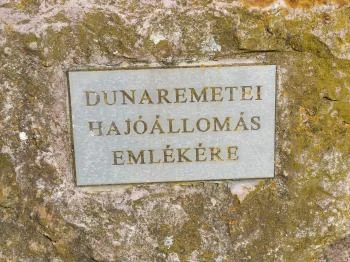 Dunaremetei hajózás emlékére Dunaremete